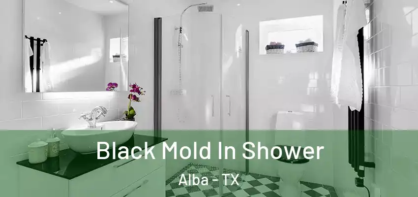  Black Mold In Shower Alba - TX