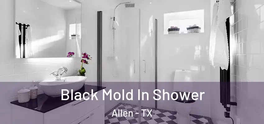  Black Mold In Shower Allen - TX