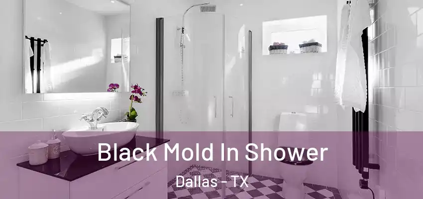 Black Mold In Shower Dallas - TX