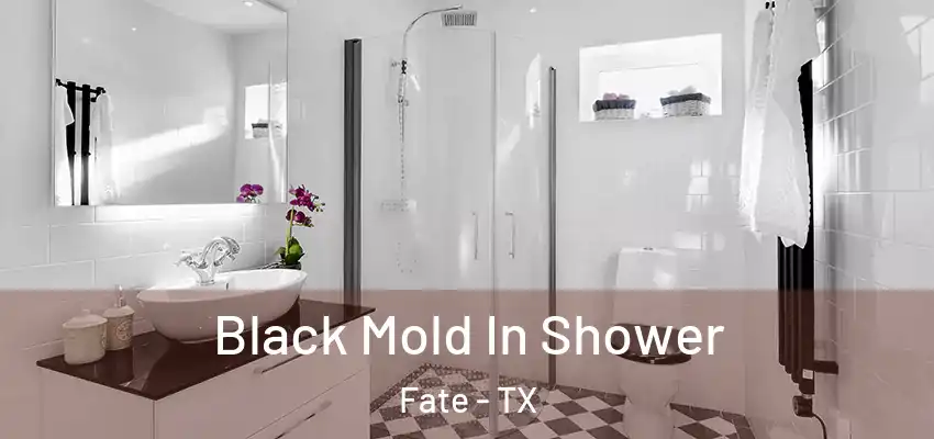  Black Mold In Shower Fate - TX
