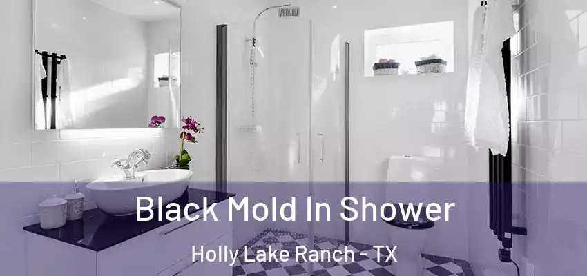  Black Mold In Shower Holly Lake Ranch - TX